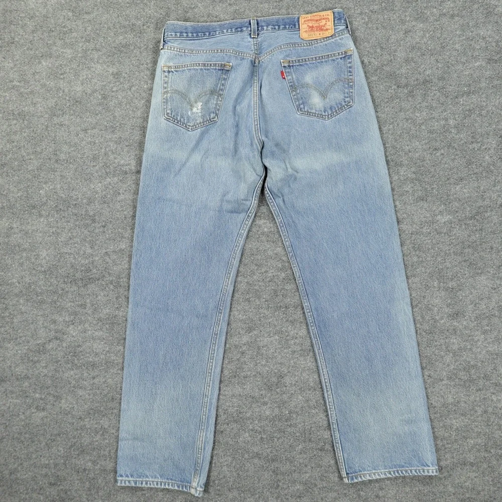 Vintage‎ Levis 501 XX Jeans Men 36x32 Blue Straight Button Fly Classic